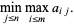  min_(j<=n)max_(i<=m)a_(ij). 