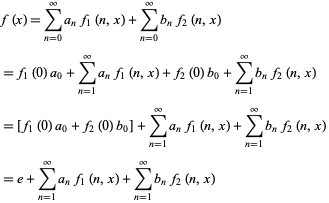 Generalized Fourier Series From Wolfram Mathworld