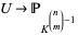 U->P_(K^((n; m)-1))