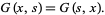  G（x，s）＝G（s，x）であることだ。 