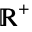 R^+