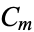 C_m