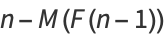 n-M(F(n-1))