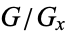 G/G_x