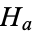 H_a