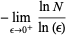 -lim_(epsilon->0^+)(lnN)/(ln(epsilon))