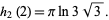  h_2(2)=piln3sqrt(3). 