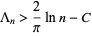  Lambda_n>2/pilnn-C 