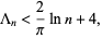  Lambda_n<2/pilnn+4, 