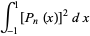 int_(-1)^1[P_n(x)]^2dx