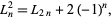  L_n^2=L_(2n)+2(-1)^n, 