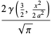 (2gamma(3/2,(x^2)/(2a^2)))/(sqrt(pi))