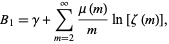  B_1=gamma-sum_(k=1)^inftysum_(j=2)^infty1/(jp_k^j), 