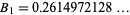  B_1=gamma+sum_(m=2)^infty(mu(m))/mln[zeta(m)], 