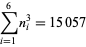 sum_(i=1)^(6)n_i^3=15057