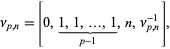  nu_(p,n)=[0,1,1,...,1_()_(p-1),n,nu_(p,n)^(-1)], 