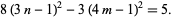  8(3n-1)^2-3(4m-1)^2=5. 