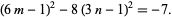  (6m-1)^2-8(3n-1)^2=-7. 