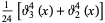 1/(24)[theta_3^4(x)+theta_2^4(x)]