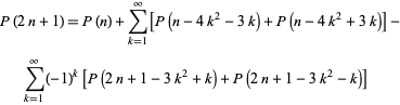 Partition Function P From Wolfram Mathworld