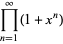 product_(n=1)^(infty)(1+x^n)