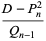 (D-P_n^2)/(Q_(n-1))