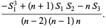 (-S_1^3+(n+1)S_1S_2-nS_3)/((n-2)(n-1)n).