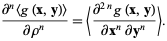  (partial^n<g(x,y)>)/(partialrho^n)=<(partial^(2n)g(x,y))/(partialx^npartialy^n)>. 