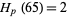 H_p(65)=2