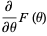 partial/(partialtheta)F(theta)