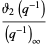 (theta_2(q^(-1)))/((q^(-1))_infty)