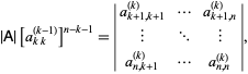 Sylvester's Determinant Identity -- from Wolfram MathWorld