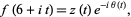  f(6+it)=z(t)e^(-itheta(t)), 