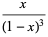 x/((1-x)^3)