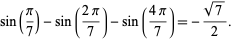 Trigonometry Angles--Pi/7 -- from Wolfram MathWorld