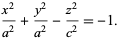 Two-Sheeted Hyperboloid -- from Wolfram MathWorld