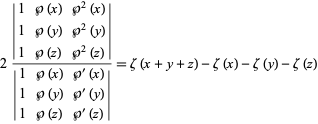 Weierstrass Zeta Function From Wolfram Mathworld