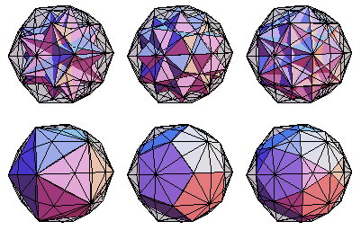 Solids inscribed in a disdyakis triacontahedron
