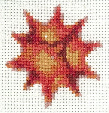 Cross-stitch spiky