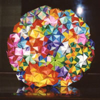 Origami great rhombicosidodecahedron