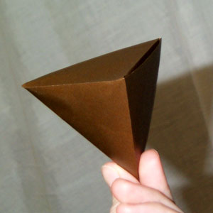 Origami tetrahedron