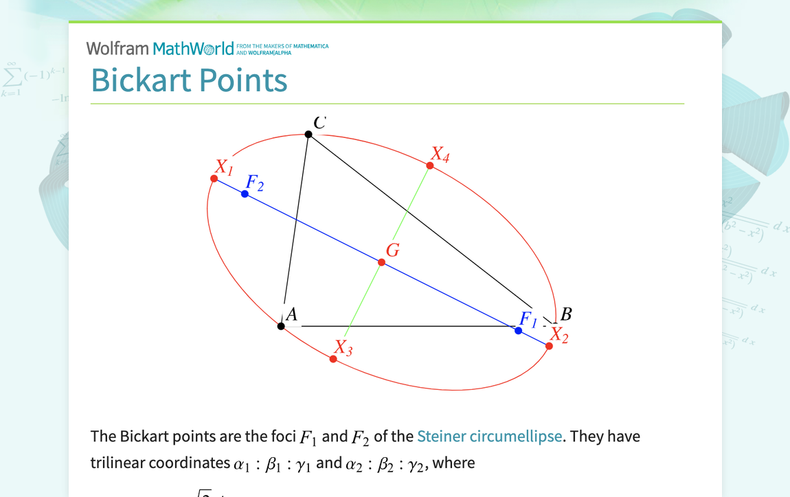 Bickart Points -- from Wolfram MathWorld