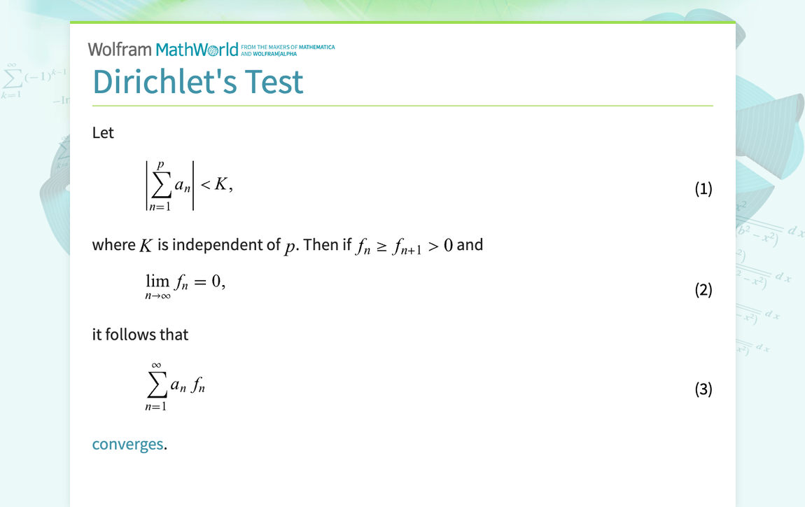 dirichlet-s-test-from-wolfram-mathworld