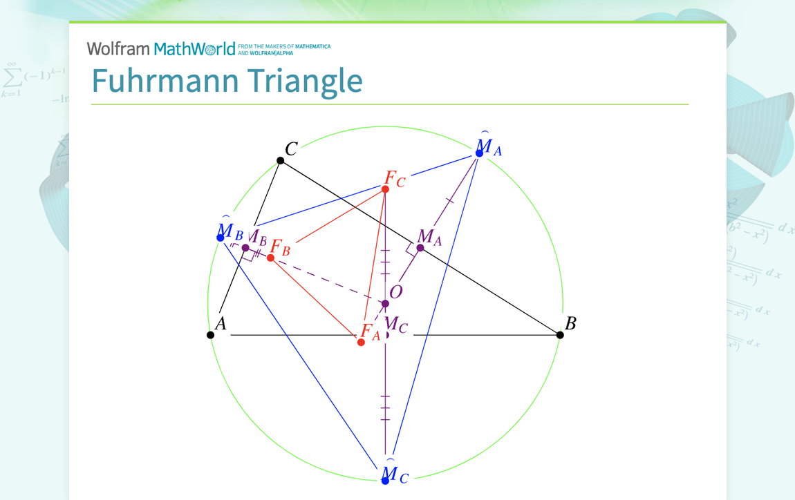 Fuhrmann Triangle -- from Wolfram MathWorld