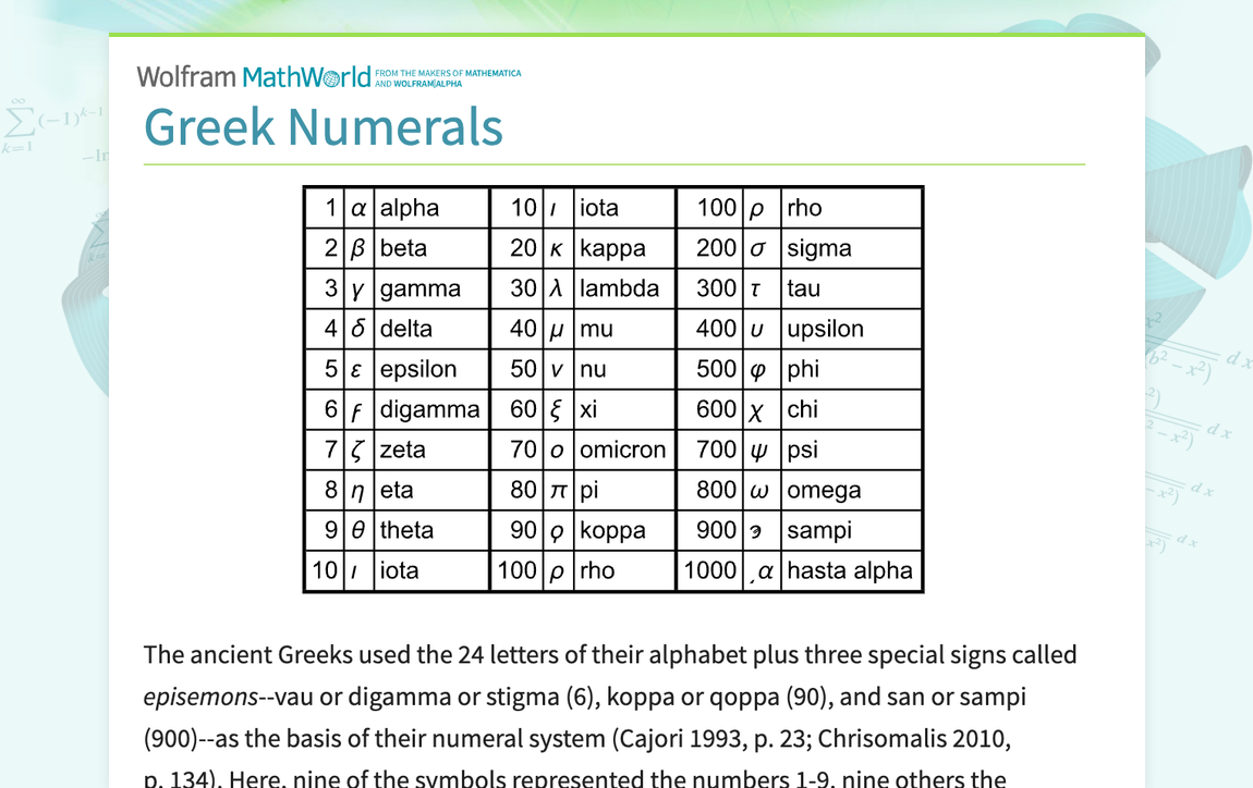 Greek numerals date converter best sale