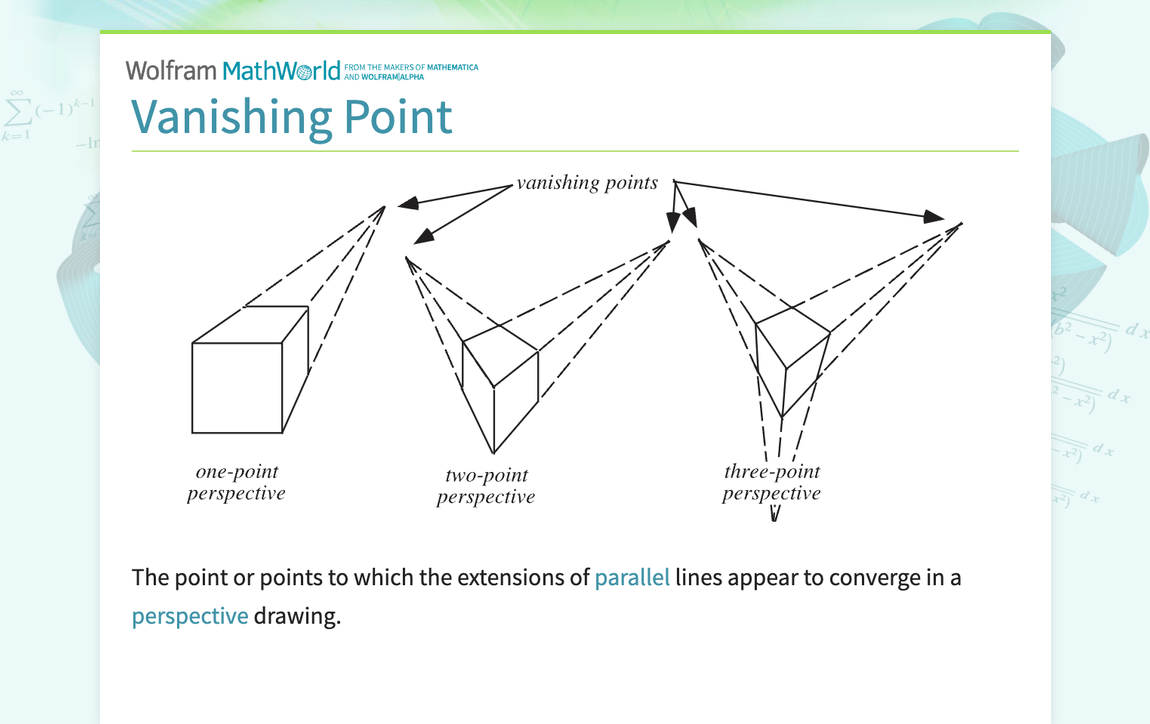How To Draw Perspective Vanishing Point